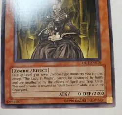 Yugioh The Lady In Wight Unlimited Edition LODT-EN038 - Image 2