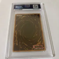 2002 Yu-Gi-Oh! Legend Of Blue Eyes White Dragon LOB-005 Dark Magician PSA 7 - Image 3