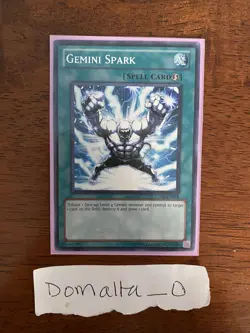 Yugioh Gemini Spark TU06-EN018 Common MP - Image 1