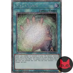 Yugioh Soul Charge RA04-EN222 Platinum Secret Rare 1st Edition NM - Image 1