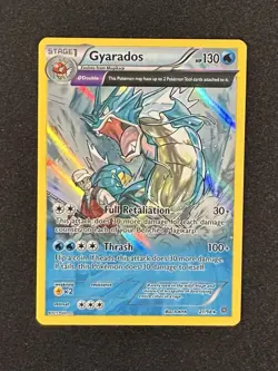 Pokemon TCG XY Ancient Origins Gyarados Holo Rare Card 21/98 - Image 1