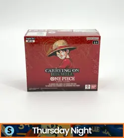 ONE PIECE OP-13 CARRYING ON HIS WILL ENGLISH VERSION SEALED BOOSTER BOX - Image 1