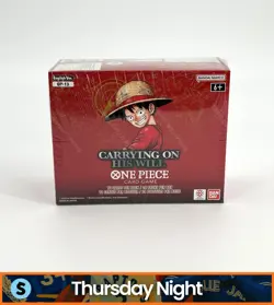 ONE PIECE TCG OP-13 ONE PIECE CARRYING ON HIS WILL FACTORY SEALED BOOSTER BOX - Image 1