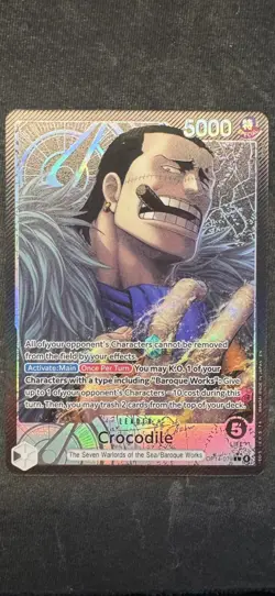 One Piece OP14-079 Crocodile Alt Art Leader - The Azure Sea’s Seven English NM - Image 2
