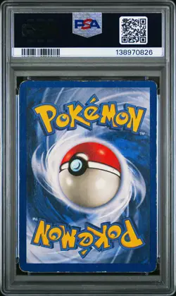 1999 POKEMON BASE SET 1ST EDITION #8 MACHAMP-HOLO PSA 3 - Image 2
