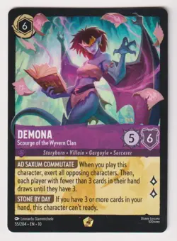 Demona Scourge of the Wyvern Clan Disney Lorcana Whispers in the Well 55/204 - Image 1
