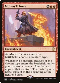 Molten Echoes - Commander: Innistrad: Crimson Vow VOC- MTG - NM - Magic - Image 1
