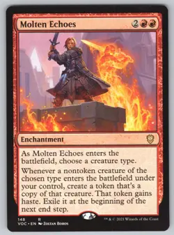 Molten Echoes R Commander: Innistrad: Crimson Vow #148 NM Normal - Image 1