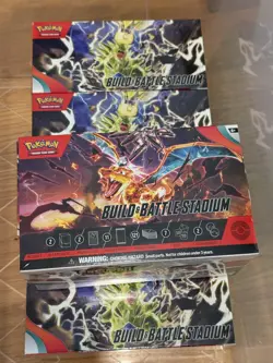 Pokemon Obsidian Flames Build and Battle Stadium Box Factory Sealed - Image 1
