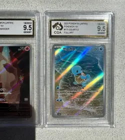 Pokemon Card Bulbasaur Charmander Squirtle AR 166 168 170/165 sv2a 151 Japanese - Image 4