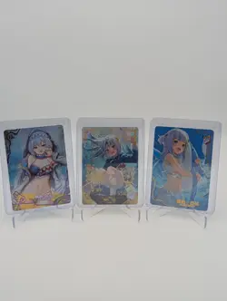 Gawr Gura, Hololive Bikini Waifu Cards Goddess Story Doujin Anime girl CCG - Image 1
