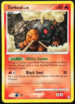 Pokemon Card Torkoal LV.32 Legends Awakened 41/146 NEAR MINT Non-Holo Rare TCG!! - Image 1