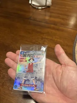 One Piece Monkey D. Luffy US Voyage College Basketball Card Rutgers Sealed - Image 1