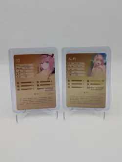 Zero Two, Darling in the Franxx Waifu Cards Goddess Story Doujin Anime girl CCG - Image 4
