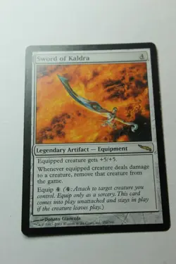 MTG Sword of Kaldra x1- -Mirrodin-Lightly Played - Image 1