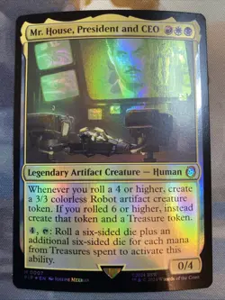 Mr. House, President and CEO #7 (Foil) (NM) Fallout PIP Magic MTG - Image 1