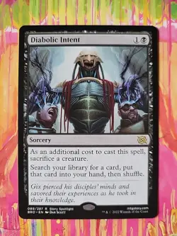 MTG: Diabolic Intent - The Brothers' War - Non Foil - Near Mint - Image 1