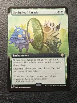 Springleaf Parade (Extended Art) Commander: Lorwyn Eclipsed Regular - Image 1