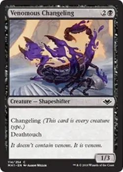 X4 VENOMOUS CHANGELING! *MODERN HORIZONS* - Image 1