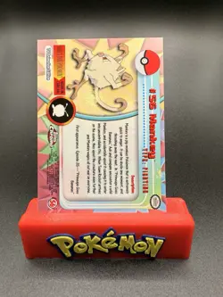 2000 TOPPS CHROME POKEMON TV ANIMATION # 56 MANKEY - Image 2