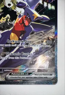 Pokemon Cynthia's Garchomp Ex 232/182 Sv10 Destined Rivals Full Art Holo - Image 2