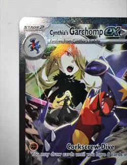 Pokemon Cynthia's Garchomp Ex 232/182 Sv10 Destined Rivals Full Art Holo - Image 5
