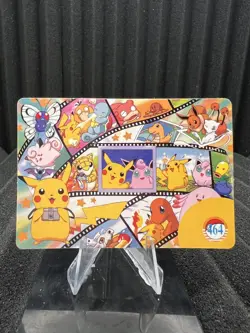 Pokemon Vintage Pocket Monsters Vending HOLO Prism Sticker Bandai 1999 Nintendo - Image 2
