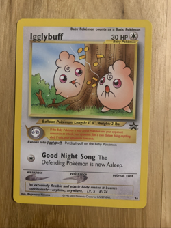 Pokemon - Igglybuff Black Star Promo # 36 NM - Image 1