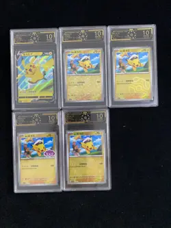 2025 Pokemon S.CHN Master Ball CBB1C Captain Pikachu OCD 10 Pristine Lot*5 JL89 - Image 1
