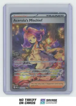 2025 Pokemon Mega Evolution Special Illustration Rare Acerola's Mischief - Image 1