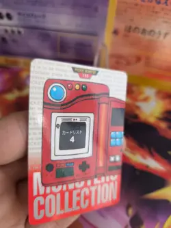 Pokemon Karte Card Monsters Collection Carddass 1996 japanese NM- Pokedex 4 Red - Image 4