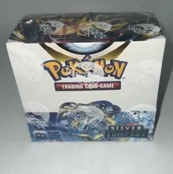 Pokemon TCG Sword &Shield Silver Tempest Booster Box 36 Packs Sealed Damaged Box 820650860911 - Image 1