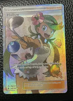 Pokemon TCG Mallow Guardians Rising Holo Full Art Ultra Rare Card 145/145 - Image 1