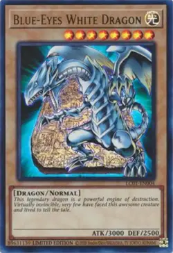 Yu-Gi-Oh Card - LC01-EN004 - BLUE-EYES WHITE DRAGON (ultra rare holo) - NM/Mint - Image 1