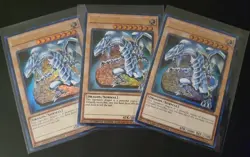 3x Blue-Eyes White Dragon LC01-EN004 Ultra Rare Limited Yugioh NM Playset - Image 1