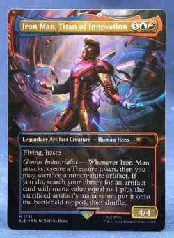 Iron Man, Titan of Innovation - MTG FOIL - Secret Lair Drop Marvel SLD - NM - Image 1