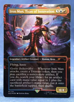 Iron Man, Titan of Innovation - MTG FOIL - Secret Lair Drop Marvel SLD - NM - Image 3