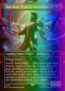 Iron Man, Titan of Innovation (1731/3004) SLD LP FOIL- Rainbow - Image 1