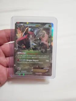Tyrantrum EX XY70 Standard Size Holo LP Pokemon card - Image 1