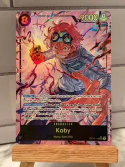 Koby (Alt Art) OP11-119 SEC Fist of Divine Speed ONE PIECE Card Game English NM - Image 1