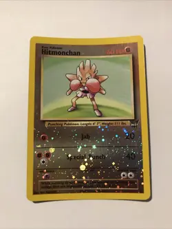 Hitmonchan #2 Best of Game Reverse Holo 2002 Promo Card - Image 1