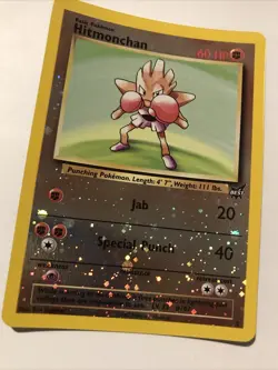 Hitmonchan #2 Best of Game Reverse Holo 2002 Promo Card - Image 2