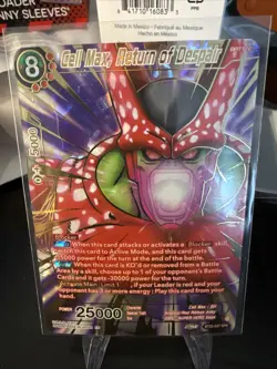 Cell Max Return of Despair SPR Gold Foil BT22-027 Dragon Ball Super Masters Card - Image 1