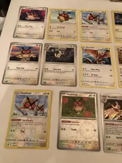 Lot Of 11 Hoothoot and Noctowl Pokemon Cards - Image 2