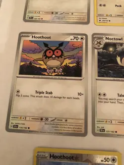 Lot Of 11 Hoothoot and Noctowl Pokemon Cards - Image 5