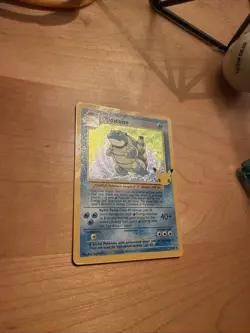 25 Year Anniversary Blastoise Pokemon Card Is Good Condition - Image 3