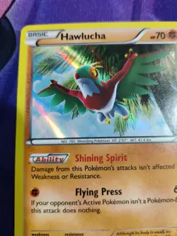 Hawlucha 63/111 Holo Rare XY: Furious Fists Pokemon Card - Image 1