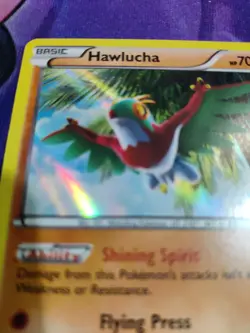 Hawlucha 63/111 Holo Rare XY: Furious Fists Pokemon Card - Image 2