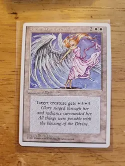 Divine Transformation - Fourth Edition 4th - MTG Magic - Uncommon - Image 1