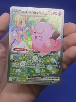 Pokemon Journey Together Lillie’s Clefairy ex 184/159 Special Illustration Rare - Image 2